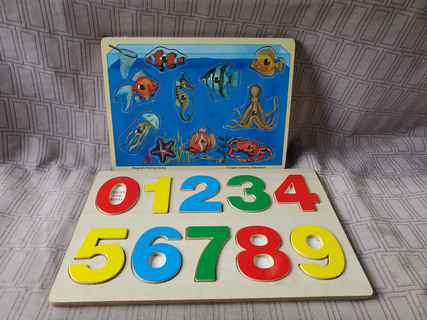 Pair of Wooden Children's Puzzles
