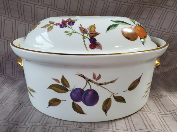 Royal Worcester Evesham Oval Casserole Dish