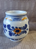 Signed Ceramic Hand Painted Vase