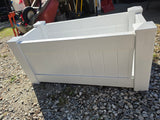 White Vinyl Planter Box