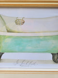 Signed and Dated "The French Bath Experience" Print by Kolene Spicher