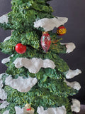 (A) Lot of 5 Tabletop Christmas Trees
