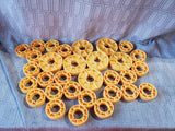 Lot of Kodak Plastic Yellow Film Reel Cores