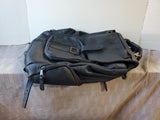 Black Leather Backpack