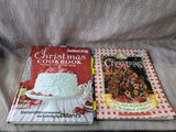 Pair of Christmas Cookbooks