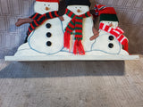 Wooden Snowman Table Decor