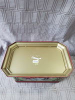 Tin Christmas Cookie Container