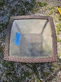 2-Tier All-Weather Wicker Side Table