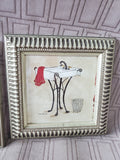 Pair of Small Bathroom Prints by Carol Robinson