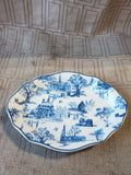 Colonial Williamsburg "Williamsburg Townscape Toile" Trinket Dish