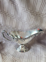 (B) Pair of Silverplate Gravy Boats