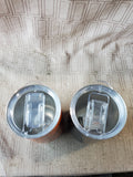 Pair of Halloween Metal Wine Tumblers
