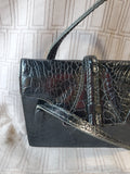 Genuine Leather by Ronay Black Hand Bag