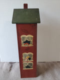 Wooden Spaghetti Pasta House Storage Container