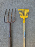 Short Pitch Fork and Shrub Rake