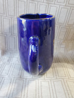 Seagram's VO Imported Canadian Whiskey Cobalt Blue Pitcher
