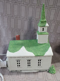 Dept 56 "New England Village" Lighted Church WORKS