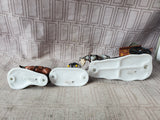 Department 56 Dickens' Village "Horses at the Lampguard" 3 Piece Figurine Set