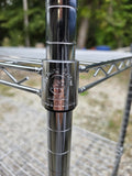 5-Tier NSF Chrome Wire Shelving Unit (two available, priced separately)