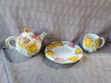 3 Piece Jay Willfred Andrea by Sadek Floral Dish Set