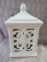 White Ceramic Lantern