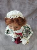Signed Byers' Choice Carolers Colonial Williamsburg "Woman with Basket" Figurine