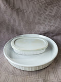 Pair of Corning Ware French White Dishes