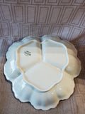 Porcelain Ware 3 Section Holly Yuletide Bon Bon Dish