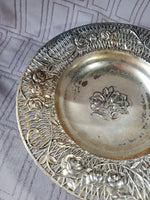 Silverplate Footed Vanity Tray