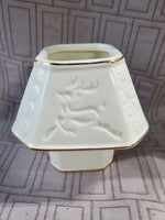 Small Ceramic Reindeer Candle Holder