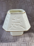 Small Ceramic Reindeer Candle Holder