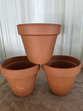 Trio of Terracotta Planter Pots (A)