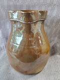 Brown Glazed Pottery Pitcher Vase