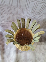 Woven Pineapple Basket