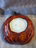 Ceramic Pumpkin Candy Bowl