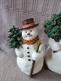 Lang and Wise Classic Santa Collectibles "Three Snowmen" 76500102 3 Piece Figurine Set