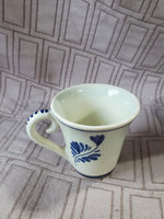 Vintage Delft Blauw Windmill Demitasse and Saucer Set
