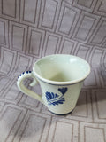 Vintage Delft Blauw Windmill Demitasse and Saucer Set