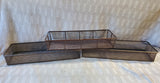Lot of 3 Bronze Toned Metal Wire Mesh Desk Organizers