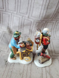 Department 56 The Heritage Village Collection "Cobbler & Clock Peddler" 2 Piece Figurine Set