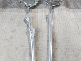 Mariposa Metal Sunflower and Daisy Salad Servers