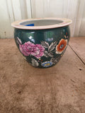 Small Ceramic "Fish Bowl" Planter