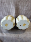 Pair of Resin Day of the Dead Sugar Skull Gourds