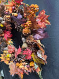 22" Autumn Wreath