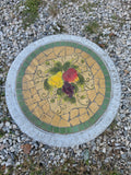 End Table w/Metal Legs and Mosaic Tile Top (A)