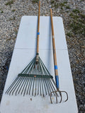 Leaf Rake and Cultivating Tool
