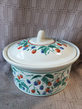 Rauschert Porcelain The Cook's Table "Brambleberries" Covered Casserole Dish