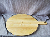 Two Toned Black and Light Wood Cheese Board