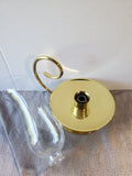 Baldwin Brass Hurricane Candle Lamp