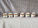 12 Piece Hammersley & Co. Demitasse and Saucer Sets